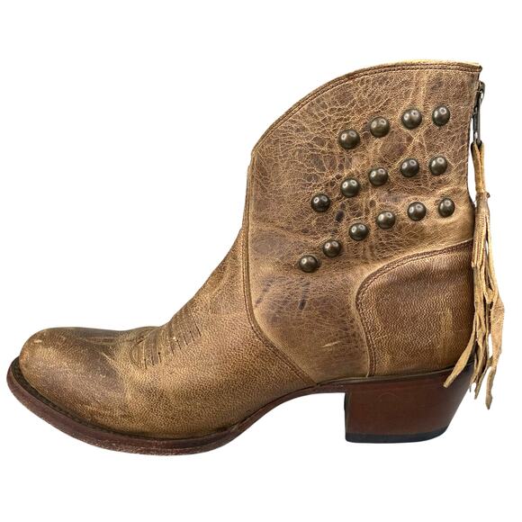 Shyanne Women’s Maisie Brown Studded Boho Western Boot Size US 6.5 - Picture 2 of 10